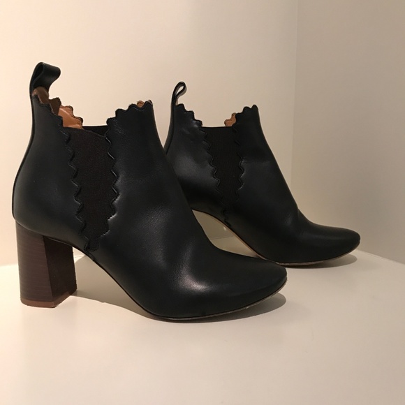 Chloe Shoes - Chloe Scallop Booties